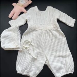 Baby Beau & Belle Quilted Newborn coming home from hospital outfit